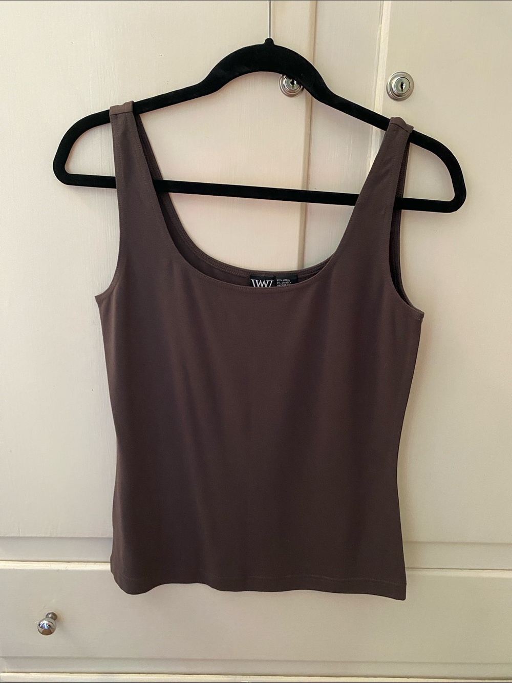 Worth Brown Tank Top Tee Camisole Size Small